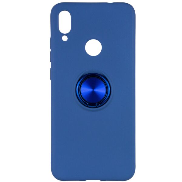 

TPU чехол Summer ColorRing под магнитный держатель для Xiaomi Redmi 7 Синий
