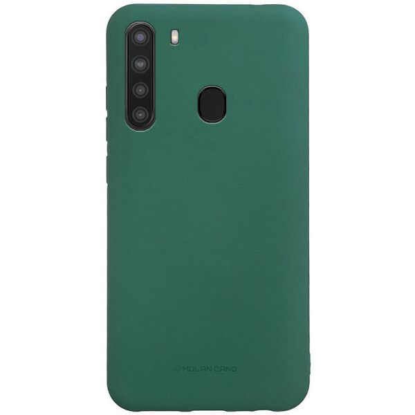 

TPU чехол Molan Cano Smooth для Samsung Galaxy A21 Зеленый