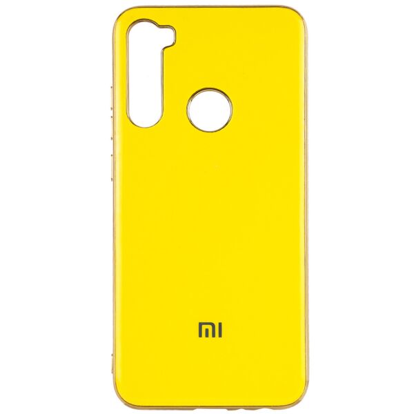 

TPU чехол GLOSSY LOGO для Xiaomi Redmi Note 8 Желтый