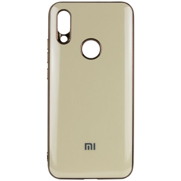 

TPU чехол GLOSSY LOGO для Xiaomi Redmi 7 Золотой