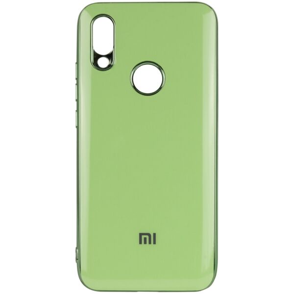 

TPU чехол GLOSSY LOGO для Xiaomi Redmi 7 Салатовый