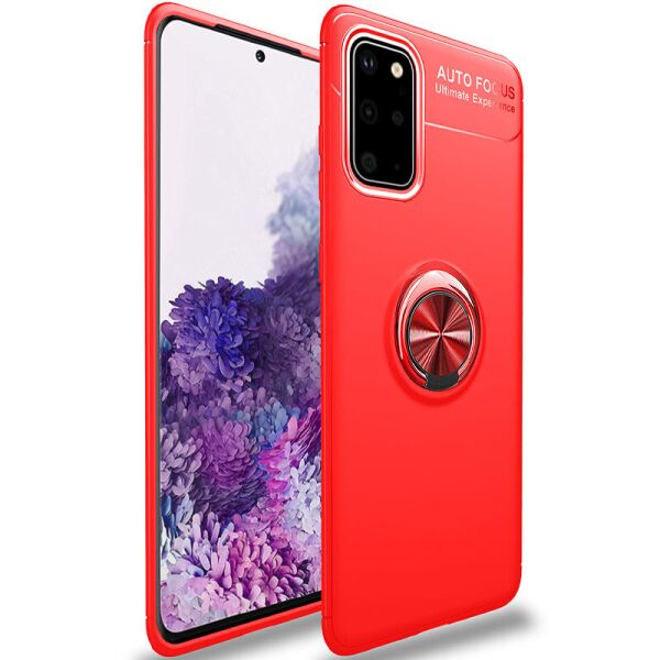 

TPU чехол Deen ColorRing под магнитный держатель (opp) для Samsung Galaxy S20