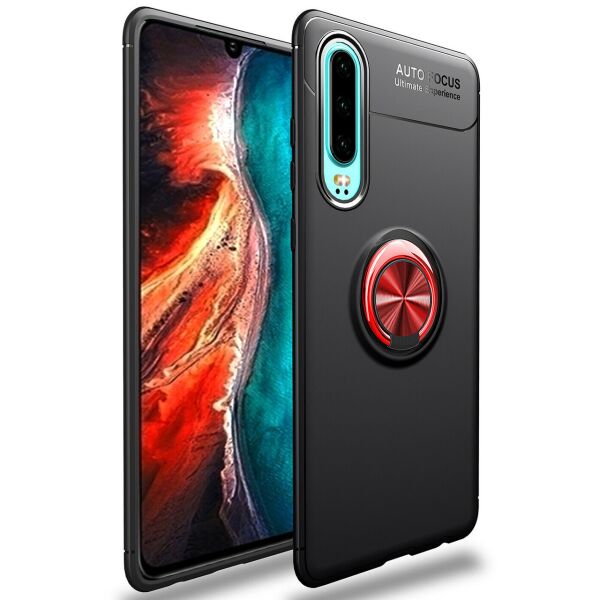 

TPU чехол Deen ColorRing под магнитный держатель для Huawei P30