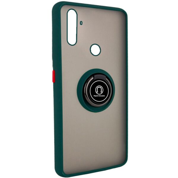 

TPU+PC чехол Deen ColorEdgingRing for Magnet для Realme C3 / 5S