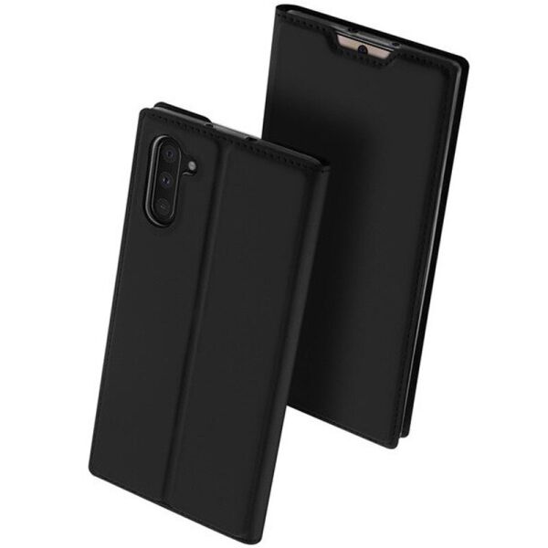 

Чехол-книжка Dux Ducis с карманом для визиток для Samsung Galaxy Note 10 Черный