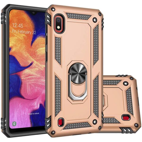 

Ударопрочный чехол Serge Ring for Magnet для Samsung Galaxy A10 (A105F) Золотой
