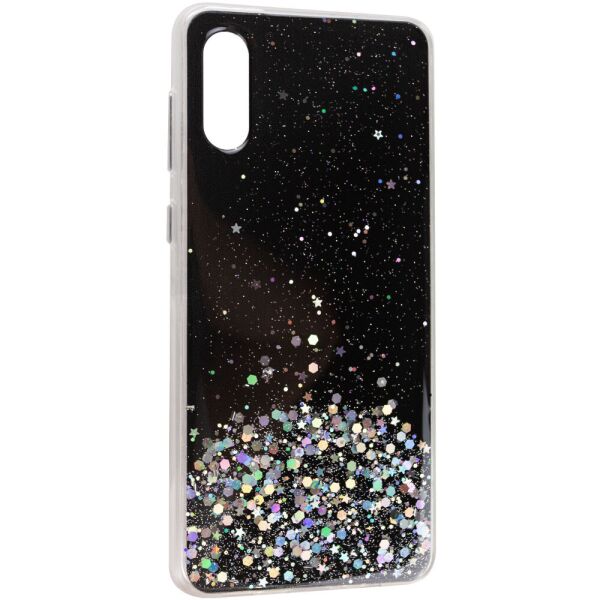 

TPU чехол Star Glitter для Samsung Galaxy A02 Черный