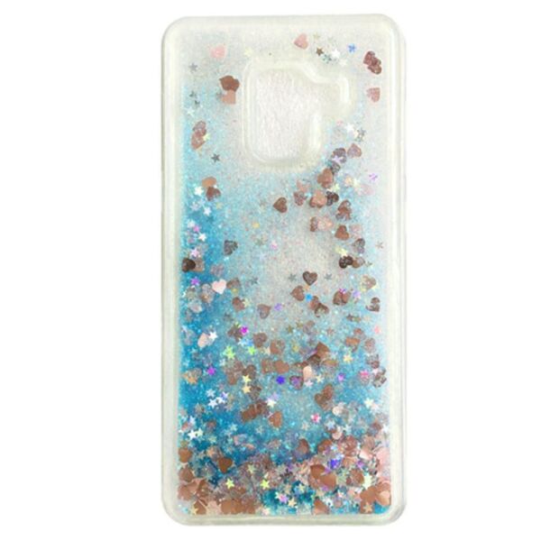 

TPU чехол Liquid hearts для Samsung Galaxy S9