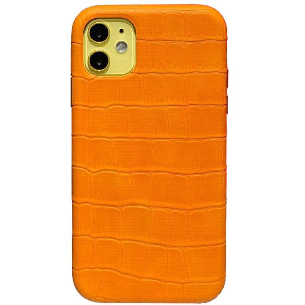 

Кожаный чехол Croco Leather для Apple iPhone 11 (6.1")