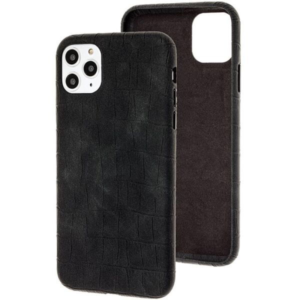 

Кожаный чехол Croco Leather для Apple iPhone 11 Pro (5.8") Black