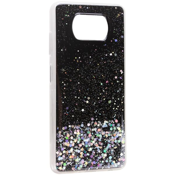 

TPU чехол Star Glitter для Xiaomi Poco X3 NFC / Poco X3 Pro Черный