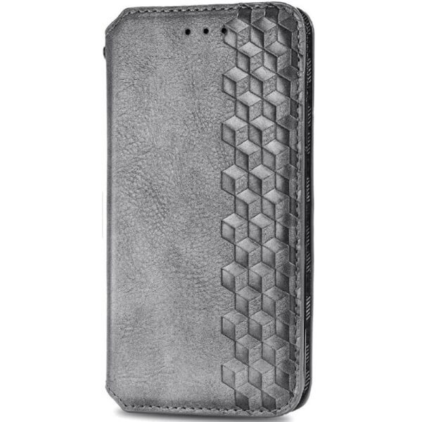 

Кожаный чехол книжка GETMAN Cubic (PU) для Samsung Galaxy A31 Серый