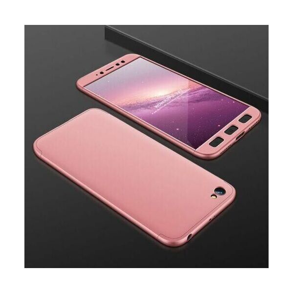 

Пластиковая накладка GKK LikGus 360 градусов для Xiaomi Redmi Go Розовый / Rose Gold