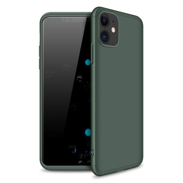 

Пластиковая накладка GKK LikGus 360 градусов для Apple iPhone 11 (6.1") Темно-зеленый