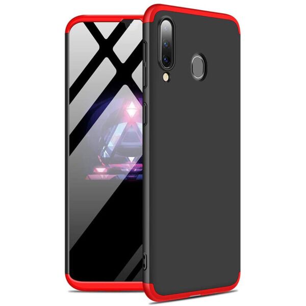 

Пластиковая накладка GKK LikGus 360 градусов для Samsung Galaxy M30 Черный / Красный