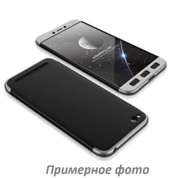 

Пластиковая накладка GKK LikGus 360 градусов для Xiaomi Redmi Go Черный / Серебряный