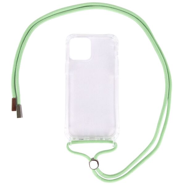 

Чехол TPU Crossbody Transparent для Apple iPhone 12 Pro / 12 (6.1") Мятный