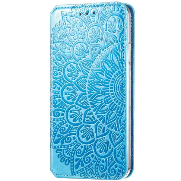 

Кожаный чехол книжка GETMAN Mandala (PU) для ZTE Blade A7 Fingerprint Синий