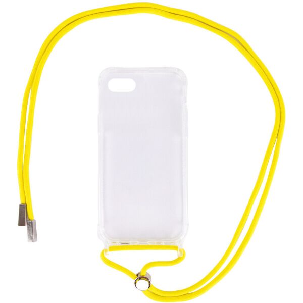 

Чехол TPU Crossbody Transparent для Apple iPhone 7 / 8 / SE (2020)(4.7") Желтый