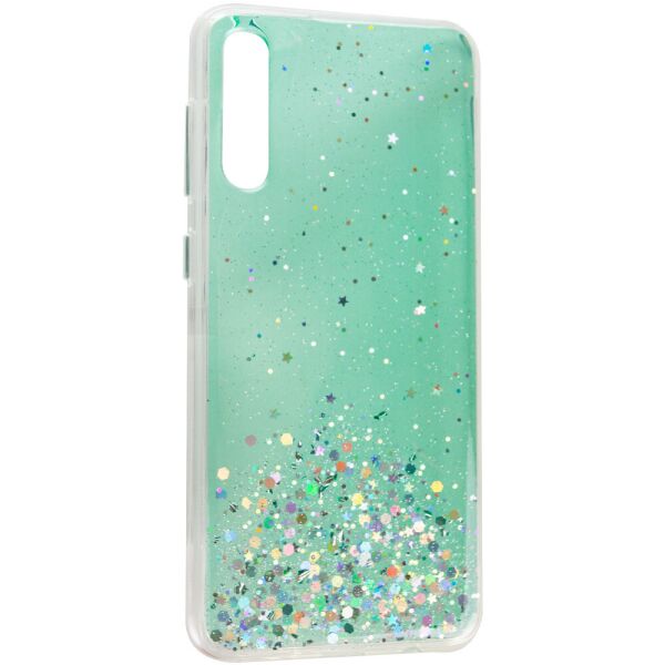 

TPU чехол Star Glitter для Samsung Galaxy A50 (A505F) / A50s / A30s Прозрачный / Мятный