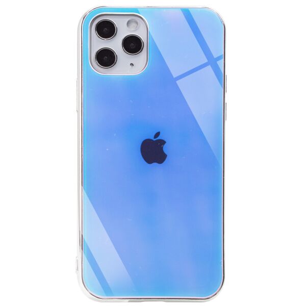 

TPU+Glass чехол Gradient Rainbow с лого для Apple iPhone 11 Pro (5.8")