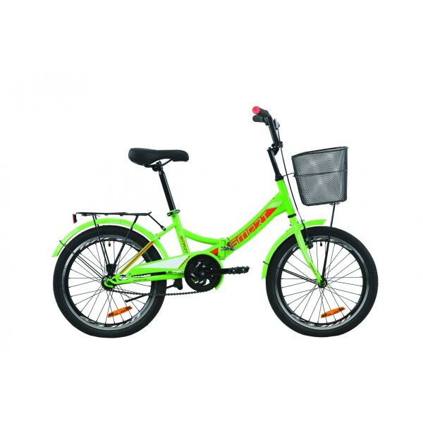 

20" FORMULA SMART С КОРЗИНОЙ 2020, Рама 13, зелено-красный с белым, ES1217