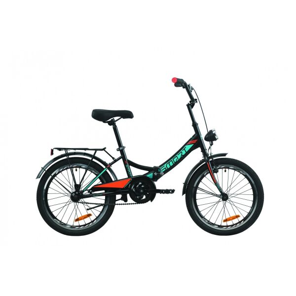 

20" FORMULA SMART С ФОНАРЁМ 2020, Рама 13, черно-оранжевый с бирюзовым (м), ES1218