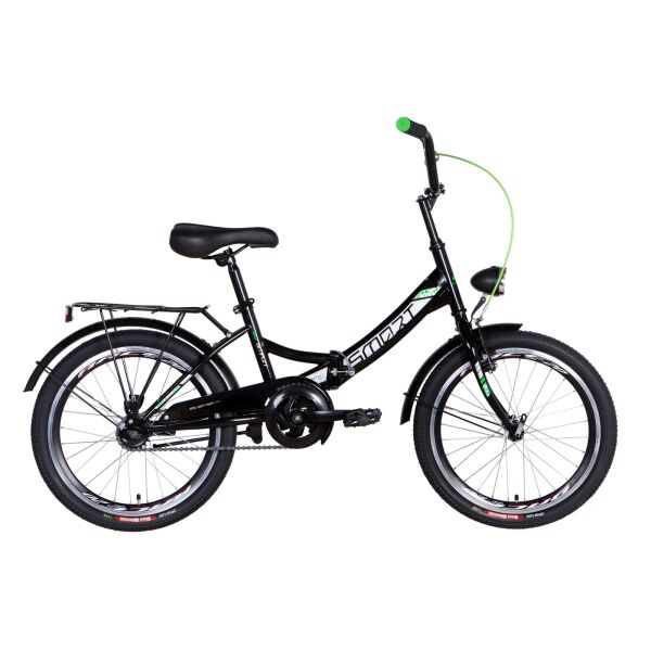 

20" FORMULA SMART С ФОНАРЁМ 2021, Рама 13, черно-зеленый, ES1208