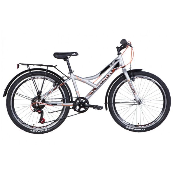 

24" DISCOVERY FLINT MC 2021, х14 Рама, Серый с черным, ES1117