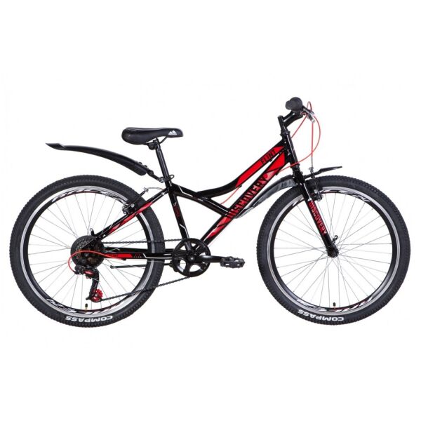 

24" DISCOVERY FLINT, х13 Рама, Черный с красным, ES1112
