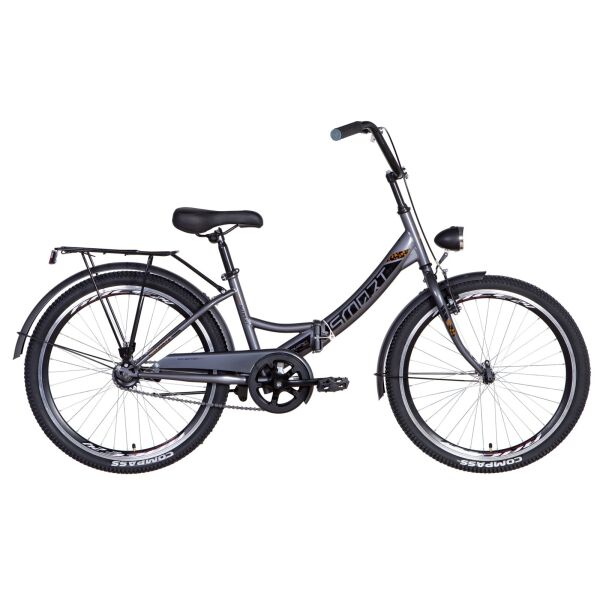 

24" FORMULA SMART С ФОНАРЁМ 2021, Рама 15, серо-черный, ES1215