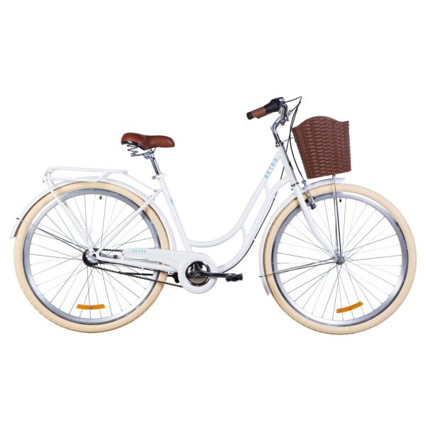 

28" DOROZHNIK RETRO ПЛАНЕТ. 2020, Рама 19, колеса 28, Белый, ES1199