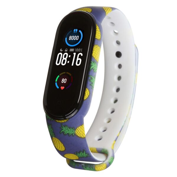 

Ремешок для Xiaomi Mi Band 6 / 5 Pineapple силиконовый (ARS57014)