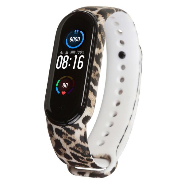 

Ремешок для Xiaomi Mi Band 6 / 5 Leopard силиконовый (ARS57012)
