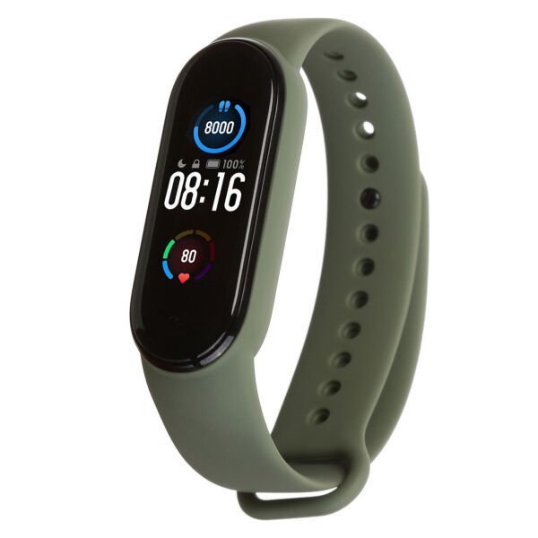 

Ремешок для Xiaomi Mi Band 6 / 5 Khaki силиконовый (ARS56992)