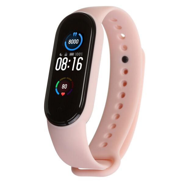 

Ремешок для Xiaomi Mi Band 6 / 5 Pink Sand силиконовый (ARS56996)