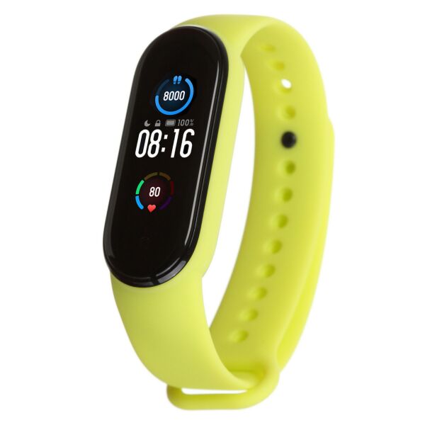 

Ремешок для Xiaomi Mi Band 6 / 5 Lime силиконовый (ARS57008)