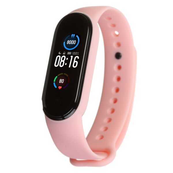 

Ремешок для Xiaomi Mi Band 6 / 5 Pink силиконовый (ARS57002)