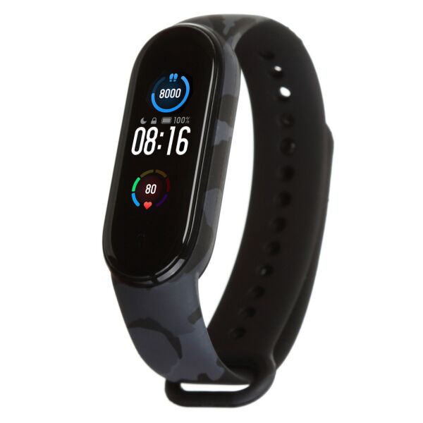 

Ремешок для Xiaomi Mi Band 6 / 5 Khaki grey силиконовый (ARS57017)