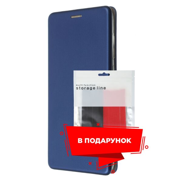 

Чехол-книжка G-Case для Samsung A21s (A217) Blue + органайзер в подарок (ARS57752)