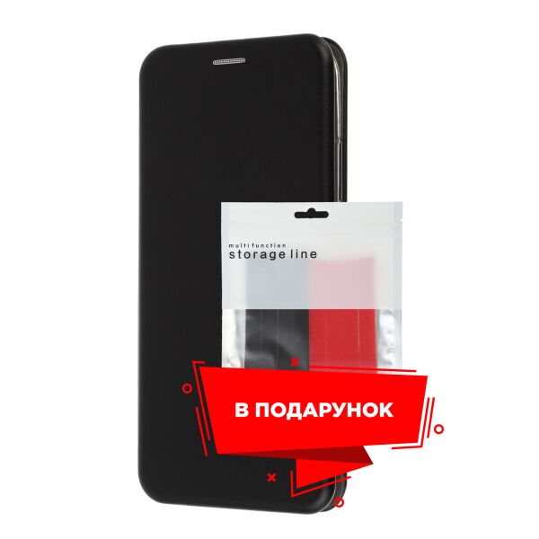 

Чехол-книжка G-Case для Xiaomi Redmi 9C Black + Органайзер в подарок (ARS57374)