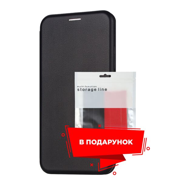 

Чехол-книжка G-Case для Nokia 3.2 Plus Black + органайзер в подарок (ARS55537)