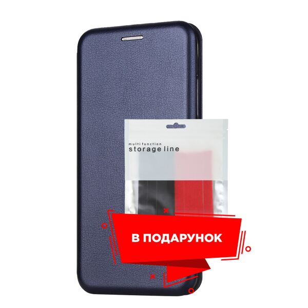 

Чехол-книжка G-Case для Samsung A01 (A015) Dark Blue + органайзер в подарок (ARS56197)