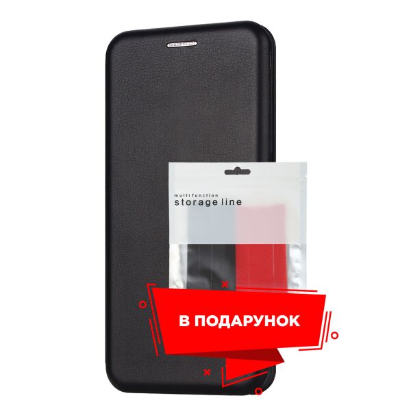 

Чехол-книжка G-Case для Samsung M40 2019 (M405)/A60 2019 (A606) Black + органайзер в подарок (ARS55083)