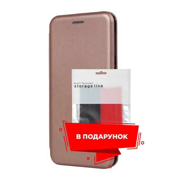 

Чехол-книжка G-Case для Samsung A40 2019 (A405) Rose Gold + органайзер в подарок (ARS54602)