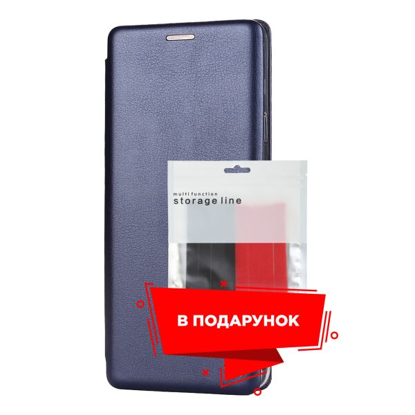 

Чехол-книжка G-Case для Samsung A20s 2019 (A207) Dark Blue + органайзер в подарок (ARS55508)