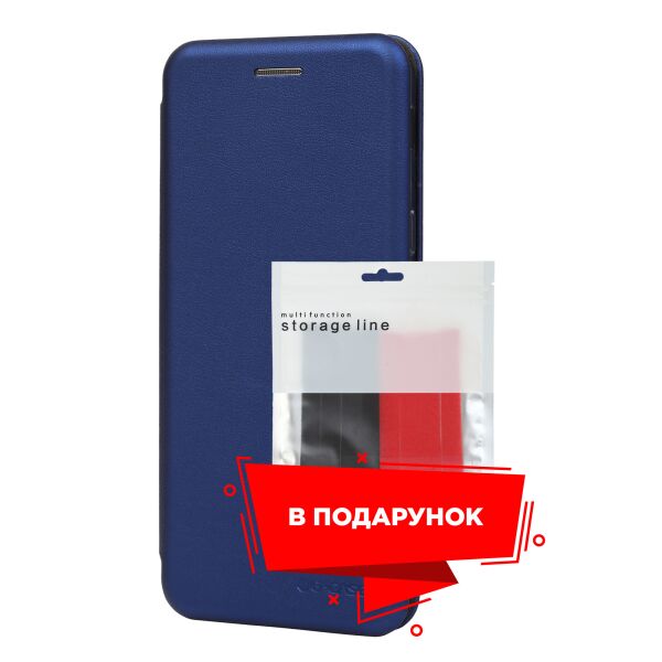 

Чехол-книжка G-Case для Samsung A6 2018 A600 Blue + органайзер в подарок (ARS52885)