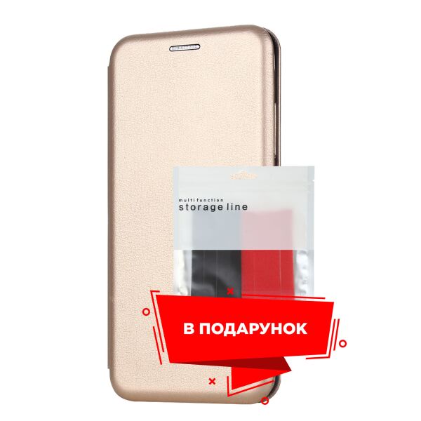 

Чехол-книжка G-Case для Samsung M40 2019 (M405)/A60 2019 (A606) Rose Gold + органайзер в подарок (ARS55085)