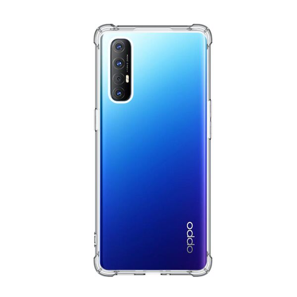 

Прозрачный силиконовый чехол с усиленными краями для OPPO Reno3 Pro (ARS57141)