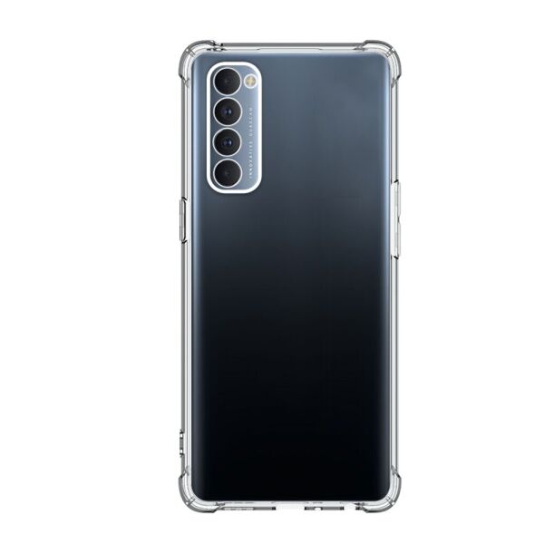 

Прозрачный силиконовый чехол с усиленными краями для OPPO Reno4 Pro (ARS57167)